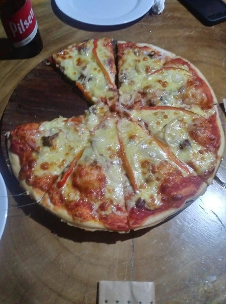 La Cuna  del Golforestaurant. Deluxe Pizza Osa Peninsula Costa Rica