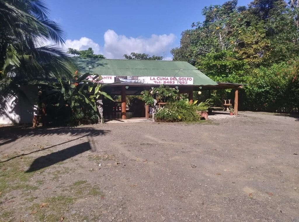 La Cuna del golfo restaurant. Osa Peninsula Costa Rica